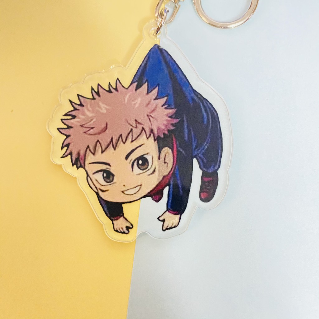 ( Mica trong acrylic ) Móc khóa anime CHÚ THUẬT HỒI CHIẾN JUJUTSU KAISEN ver TREO chibi anime