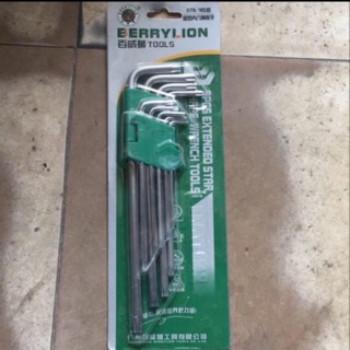Bộ 9 cây lục giác bông hoa thị , hoa khế bộ sao dài BERRY có lỗ cắm
