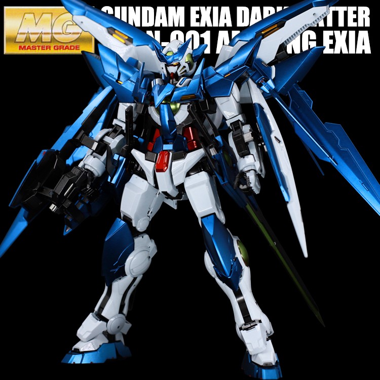 Mô hình Gundam Bandai Metal Coloring MG1: 100Exia Dark Matter Angel