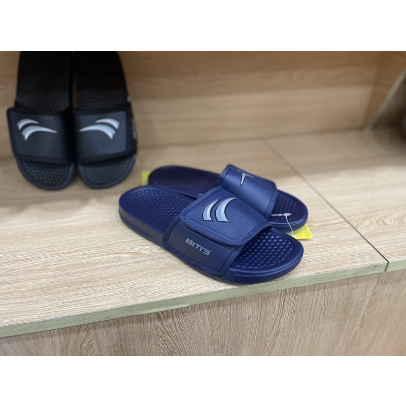 Dép lê nam BT DEM067 nhẹ, êm bền size 38-43 màu xanh và đen (hỗ trợ khâu có điều kiện)