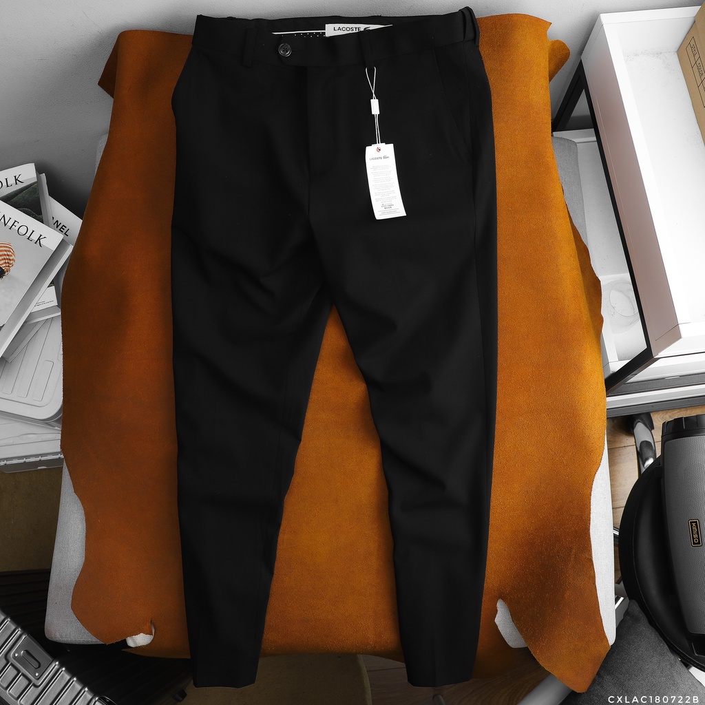 Quần âu dài nam LCST SLIMFIT co dãn vải chống nhăn cao cấp không bai, xù , cạp chun ẩn thoải mái vòng bụng , Hàng VNXK