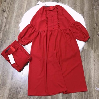 Đầm baby doll đỏ