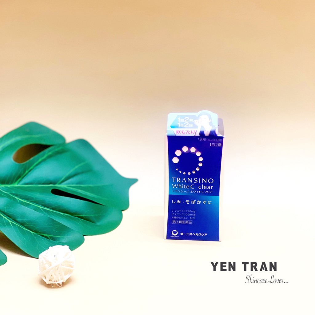 VIÊN UỐNG TRẮNG DA TRANSINO WHITE C 120 viên | Thế Giới Skin Care