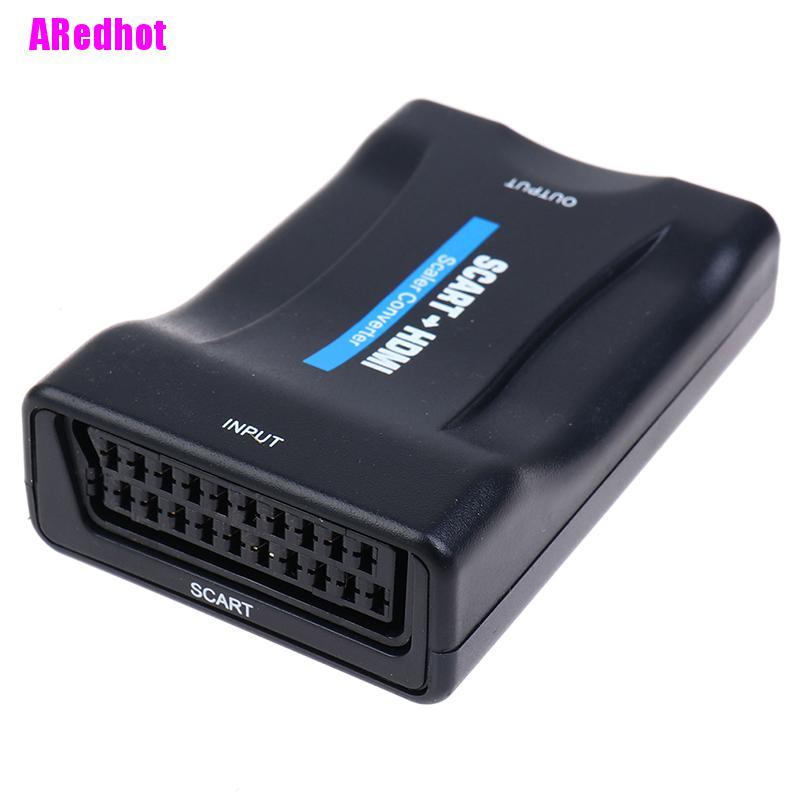 Bộ Chuyển Đổi Âm Thanh 1080p Scart Sang Hdmi Dành Cho Hdtv Sky Box Stb