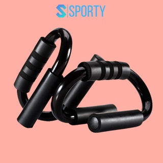 Dụng cụ tập hít đất chống đẩy cầm tay YOGA chính hãng SPORTY chất liệu thép cứng cao cấp (YGW9)