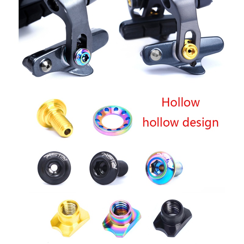 QQ Đai Ốc Gắn Phanh Xe Đạp Kèm 16 Ốc Vít Lắp Đặt Chuyên Dụng