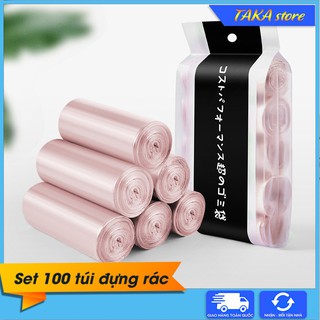 Kho Sỉ Sét 5 cuộn túi đựng rác tự huỷ xuất Nhật