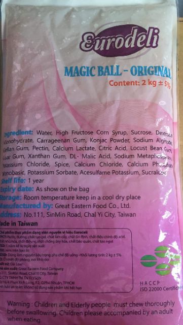 Hạt Trân Châu Trắng 2KG