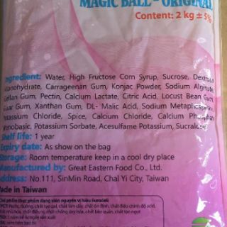 Hạt Trân Châu Trắng 2KG