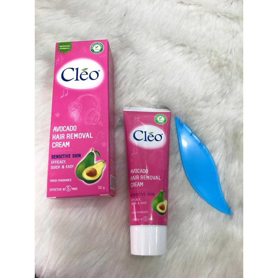 (50g) KEM BƠ TẨY LÔNG VÀ GEL MÁT DA CLEO CHO DA THƯỜNG VÀ DA NHẠY CẢM CHÍNH HÃNG CTY