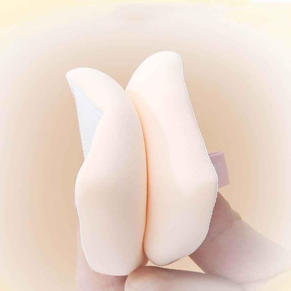QQMALL Bộ 2 Miếng Mút Trang Điểm Bằng Cotton Màu Kẹo Dễ Thương Dùng Được Cho Kem Nền Ướt Và Khô