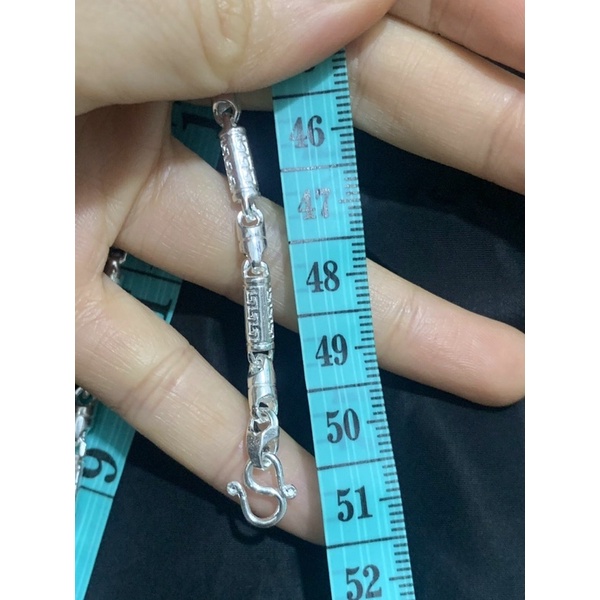 Dây chuyền bạc nam dài 51cm nặng 7-8 chỉ NGỌC MẬU
