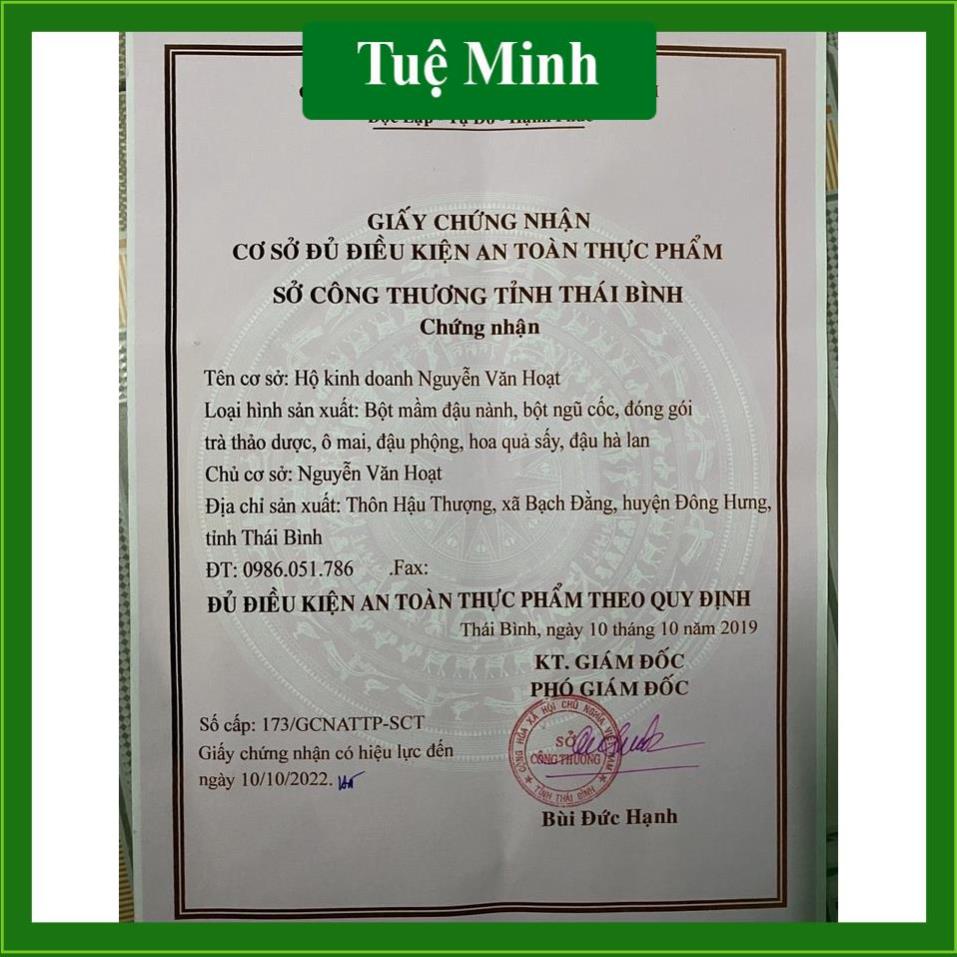 Tinh Bột Nghệ Vàng Nguyên Chất Tuệ Minh, Làm Đẹp Da, Đắp Mặt Giảm Thâm Nám, Tốt Cho Dạ Dày (Hộp lớn 500g)- HELLO ORGANIC