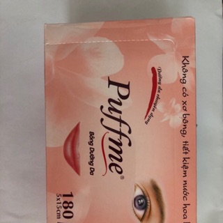 Bông trang điểm Puffme 180 miếng