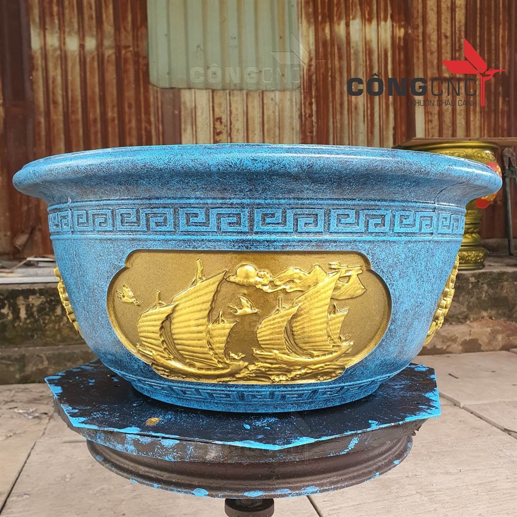 Khuôn Chậu ABS Tròn 60 hàng Việt Nam Công CNC không chân đôn