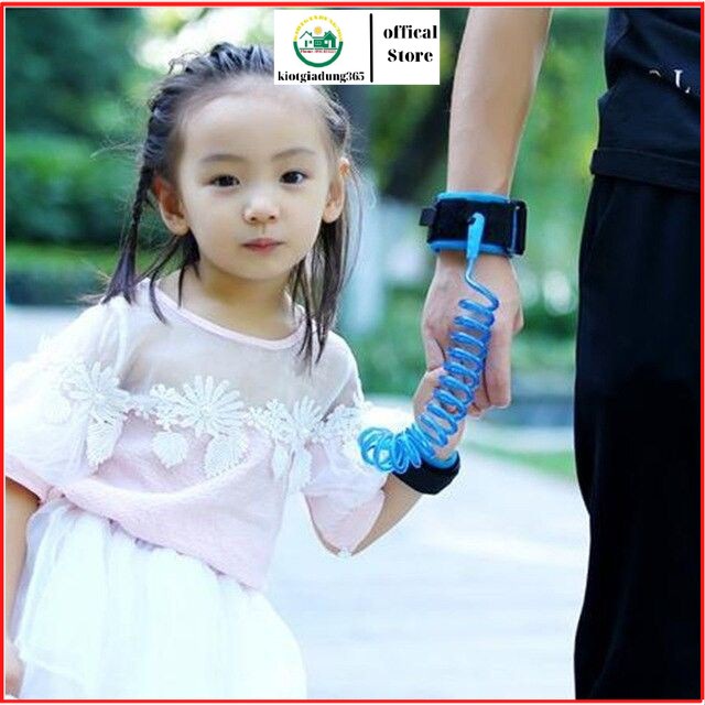 Dây dắt trẻ em đeo tay chống thất lạc Chất liệu của sản phẩm: Neoprene + PU + trắng sợi nano
