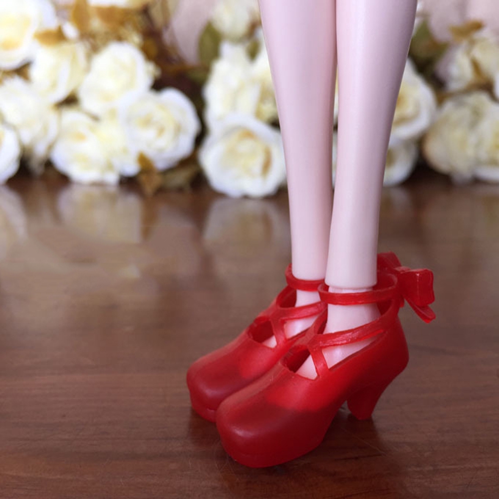 1 Đôi Giày Boot Mini Cho Búp Bê Tỉ Lệ 1:6 2/2.5cm