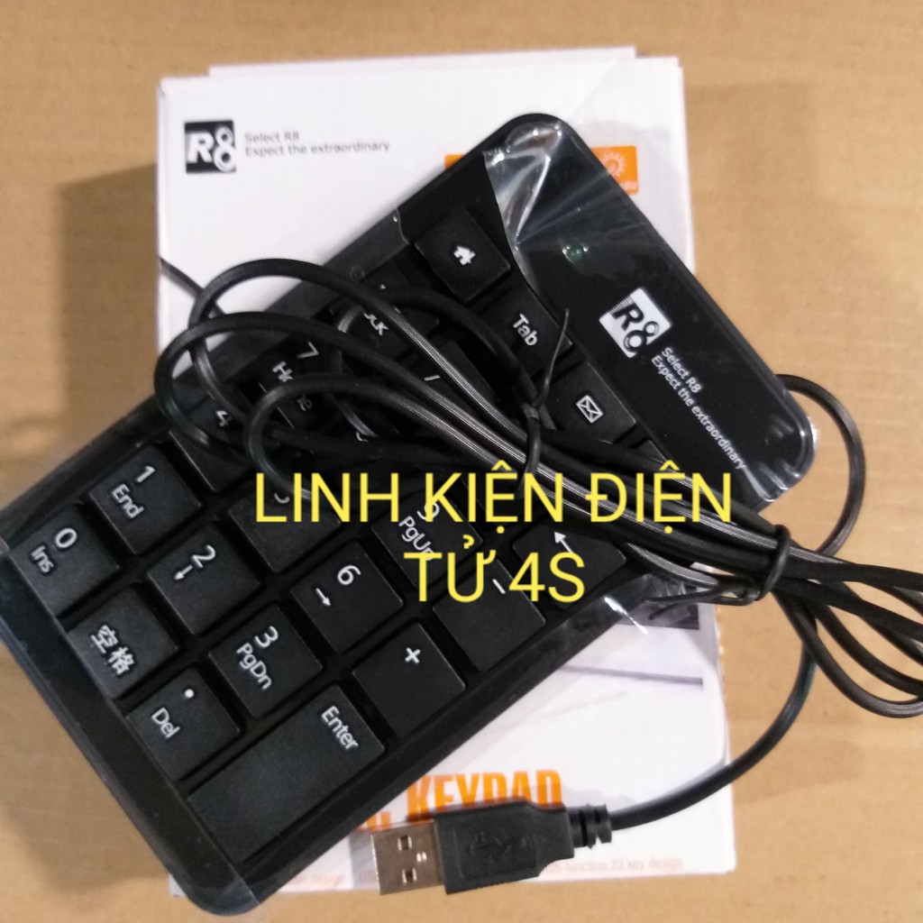 Bàn phím số rời R8