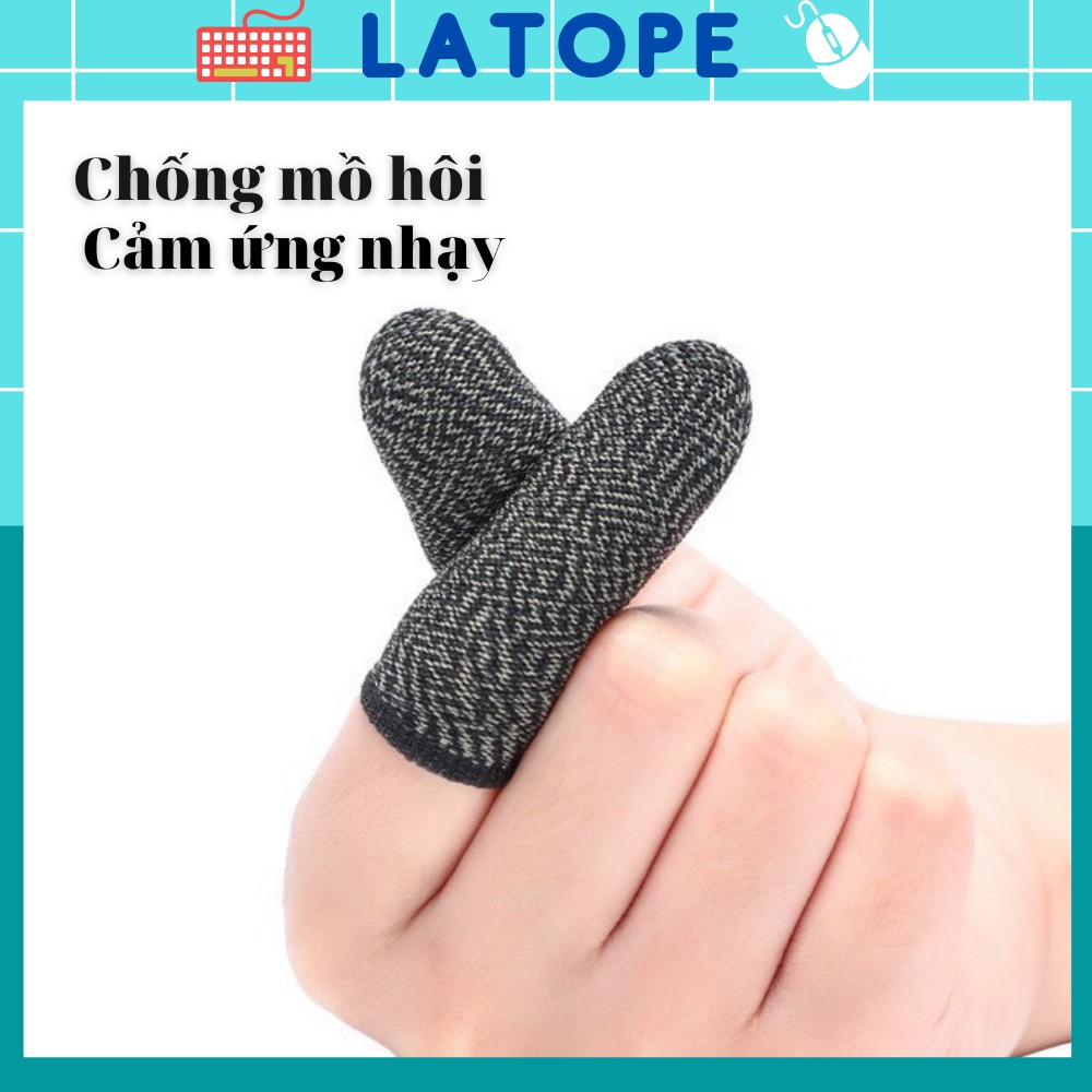 Bao tay chơi game Latope găng tay chống trơn mồ hôi tăng độ cảm ứng