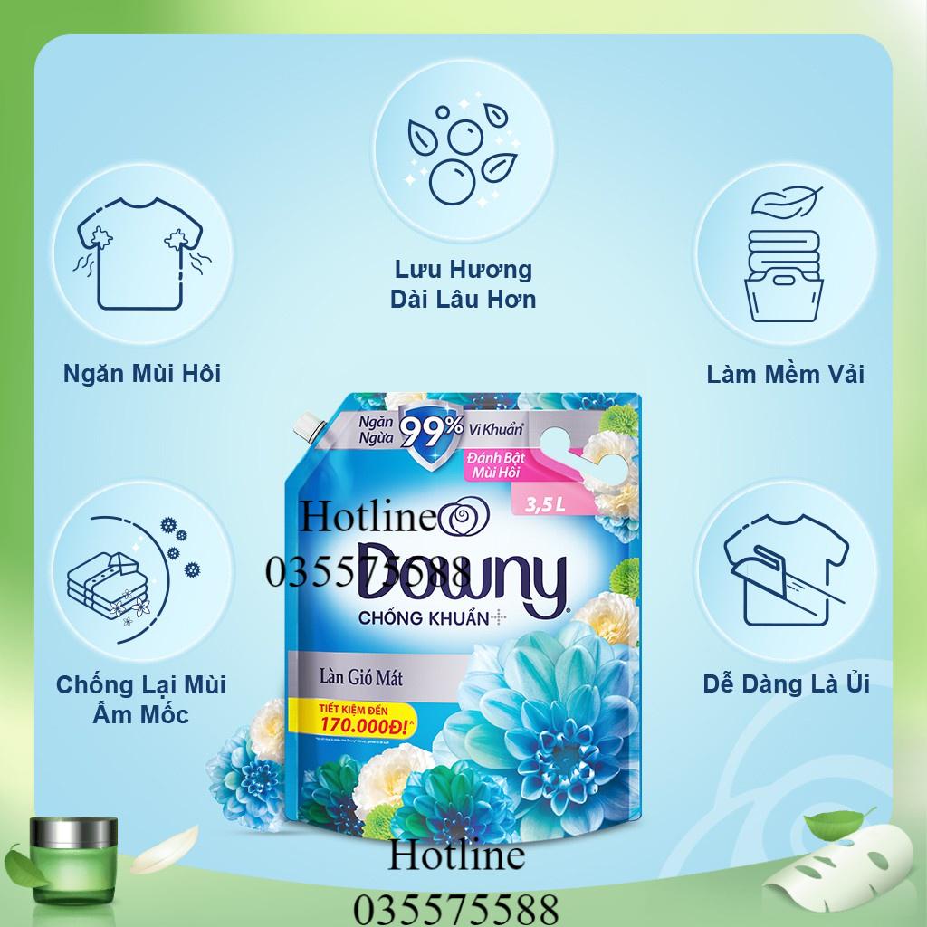 Nước xả vải Downy Hương Nước Hoa túi 3L (mới)