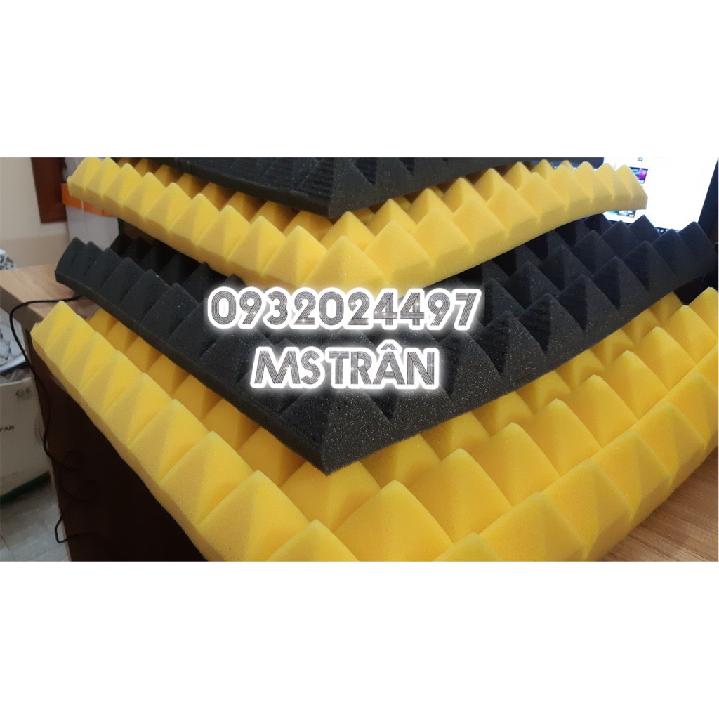 Mút kim tự tháp  tiêu âm kích thước 50 x 50 x 5cm