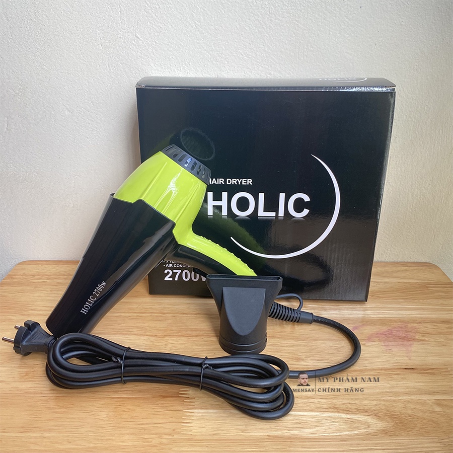 Máy sấy tóc Holic công suất lớn 2700W, 2 chiều nóng lạnh - chính hãng bảo hành 6 tháng