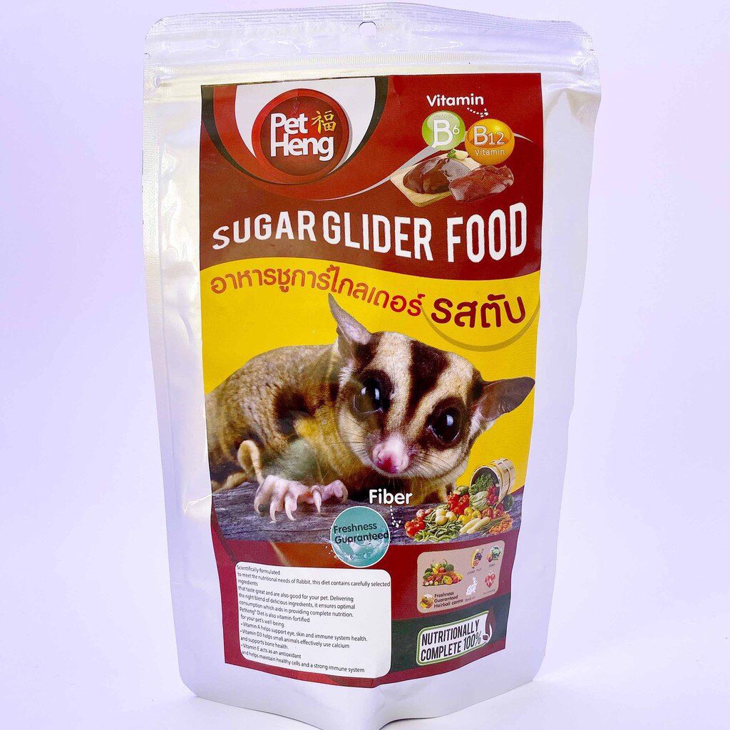 Thức Ăn Sóc Bay Úc  FREE SHIP  Pet Heng Sugar Glider Food Thỏ,Bọ,Sóc,Chinchilla Lẻ 6 Vị Thái Lan