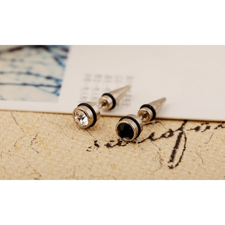 Bông Tai Unisex Đinh Đính Đá Nhiều Lựa Chọn - Bim's House