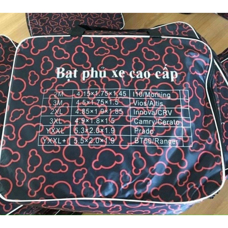 Bạt Phủ Cho Xe 7 Chỗ , Hàng chuẩn 3 lớp Bạt Phủ Xe Tráng Nhôm Cách Nhiệt Cao Cấp giúp bảo vệ xe của bạn khỏi nắng, mưa