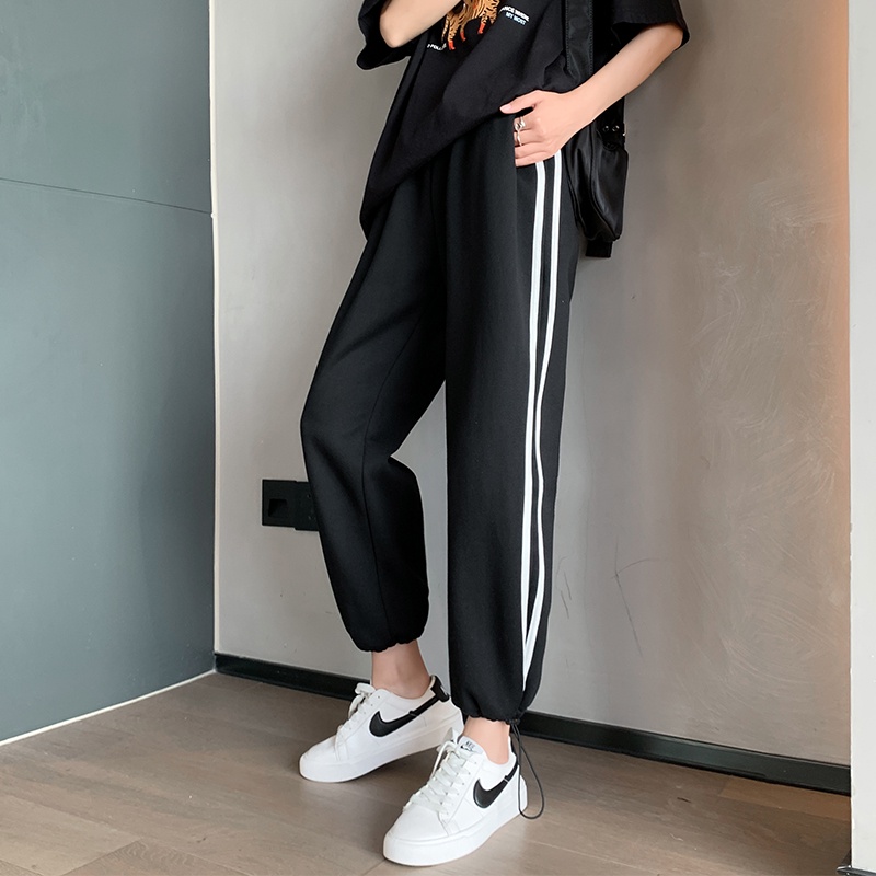 NRVP Quần Thể Thao Ống Rộng Phong Cách Thời Trang Hàn Quốc Dành Cho Nam Và Nữ