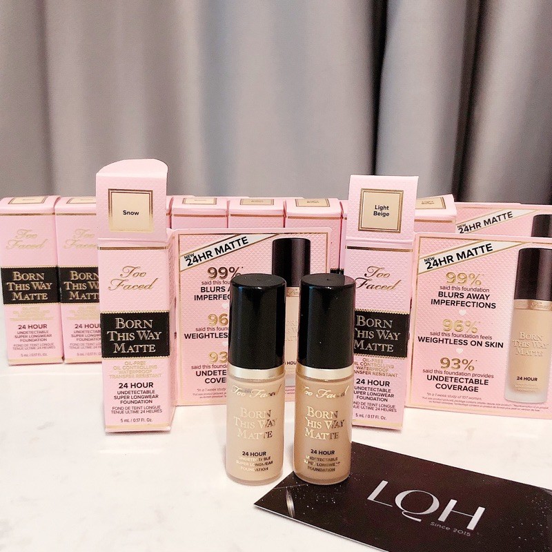Kem Nền Too Faced Born This Way Foundation Matte 5ml