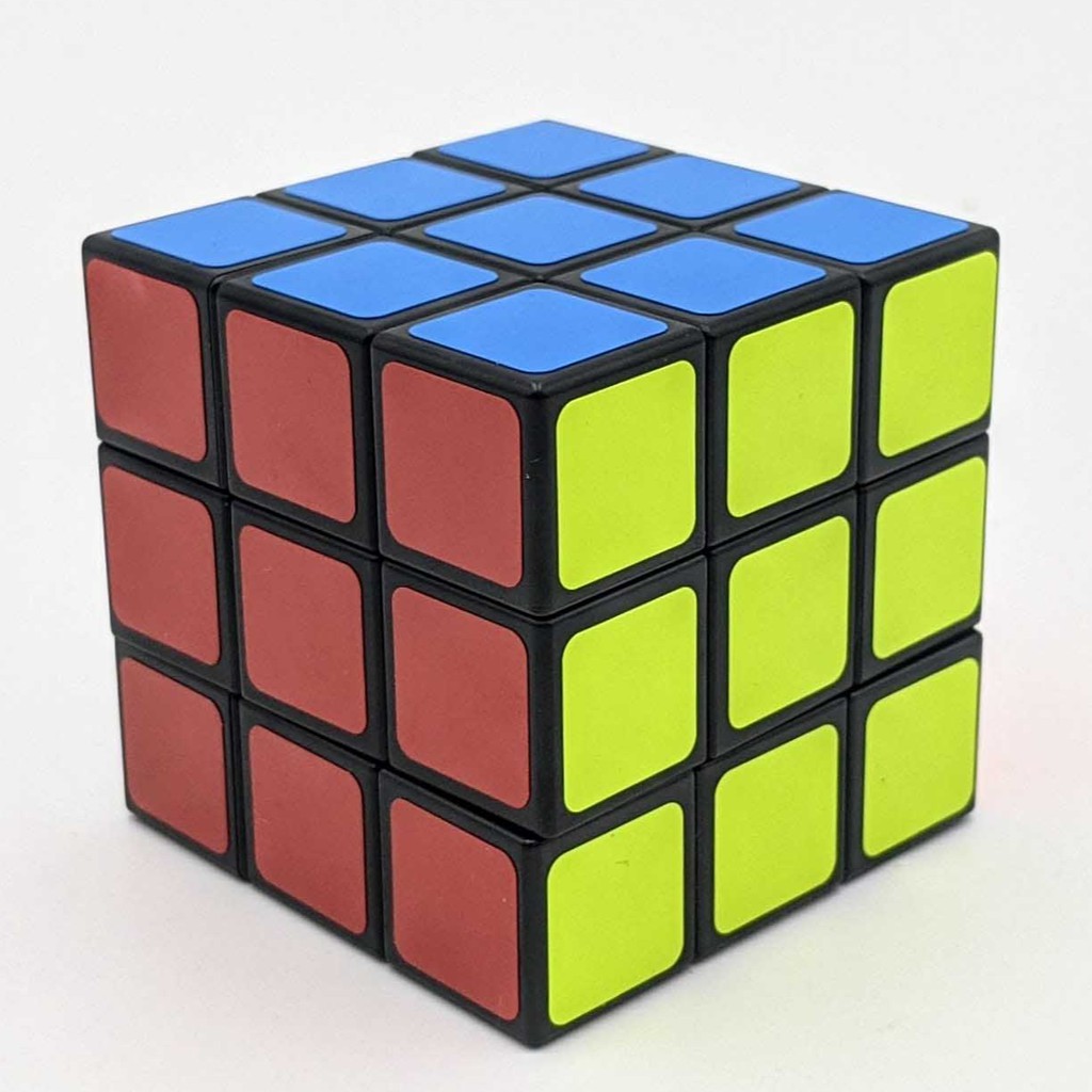 RUBIK 3x3 viền đen - Rubic 3 Tầng Stickerless - Xếp hình rubik 3x3