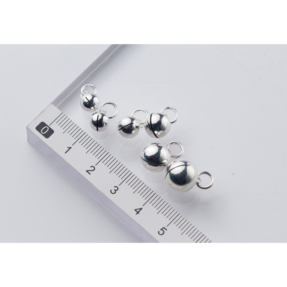 Charm bạc treo chuông lục lạc CT50 Zaly - Bạc S925