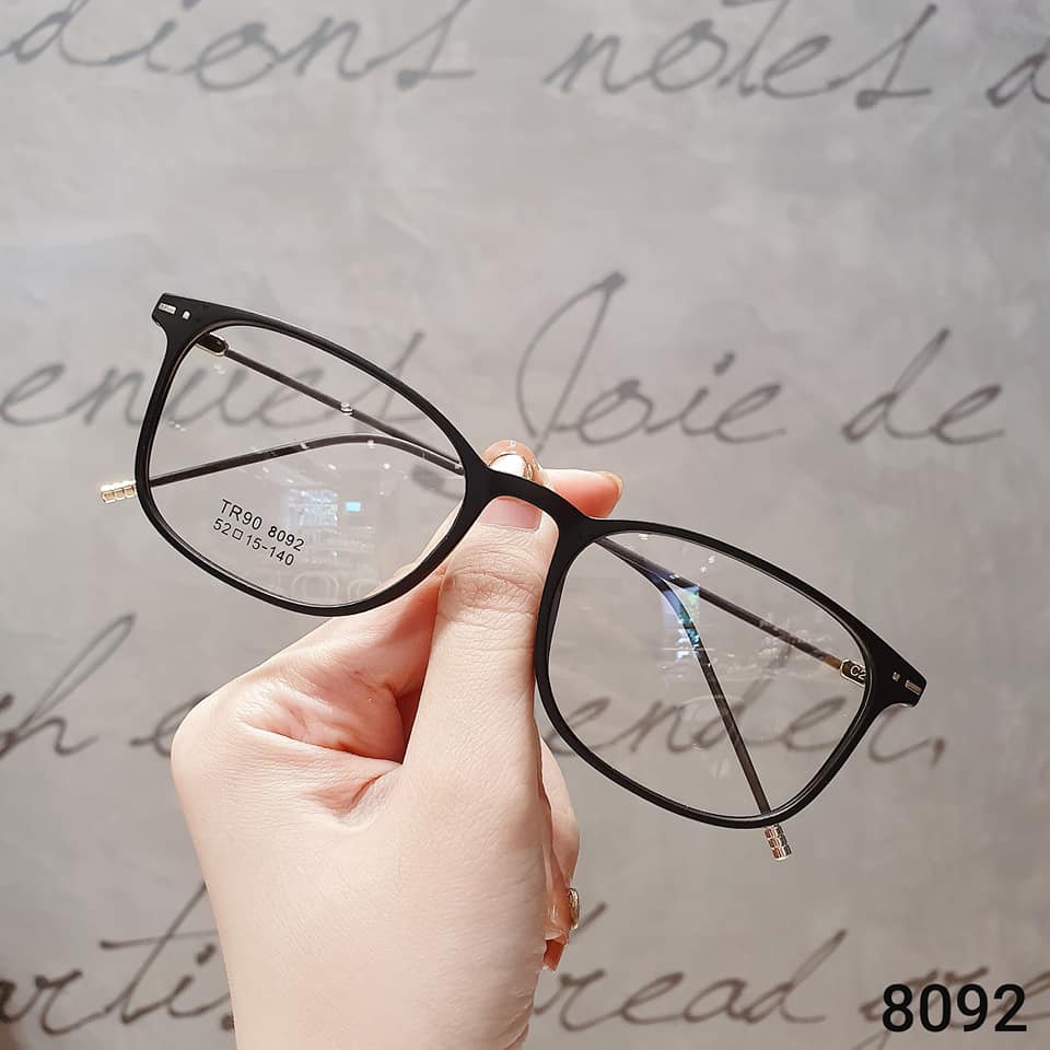 Gọng kính cận Bunny nam nữ kiểu dáng mắt vuông đa dạng màu sắc 8092