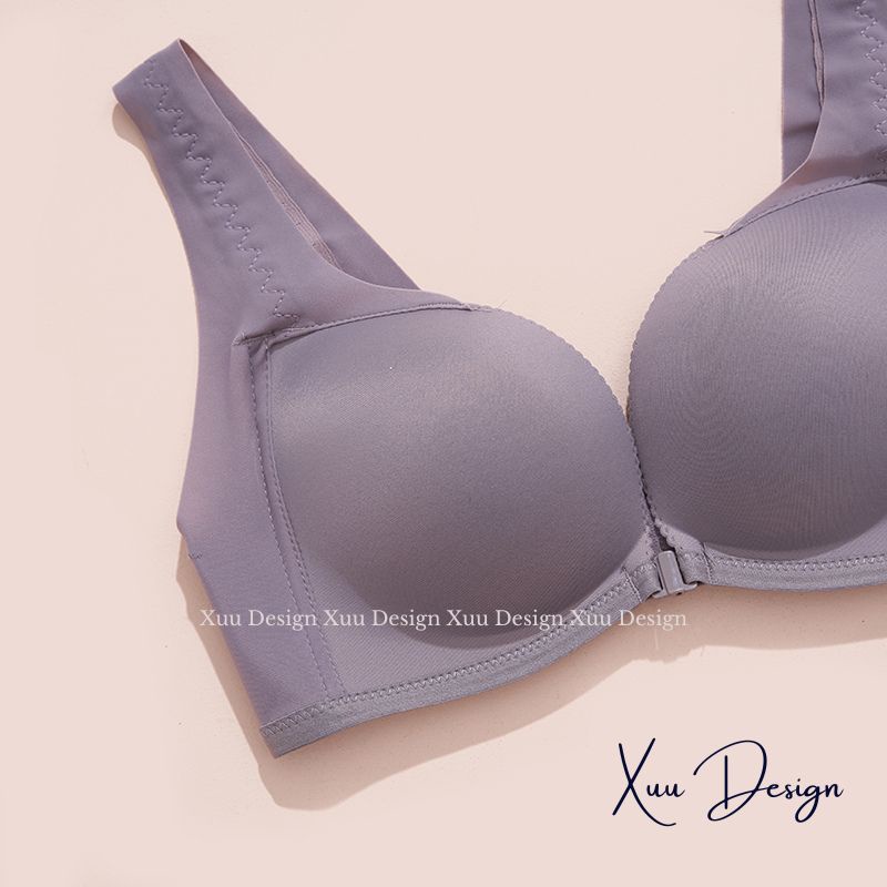 Áo lót nữ không gọng đệm vừa nâng ngực gợi cảm Wexuu, khuy cài trước tiện lợi chất Su mềm mại - AV40