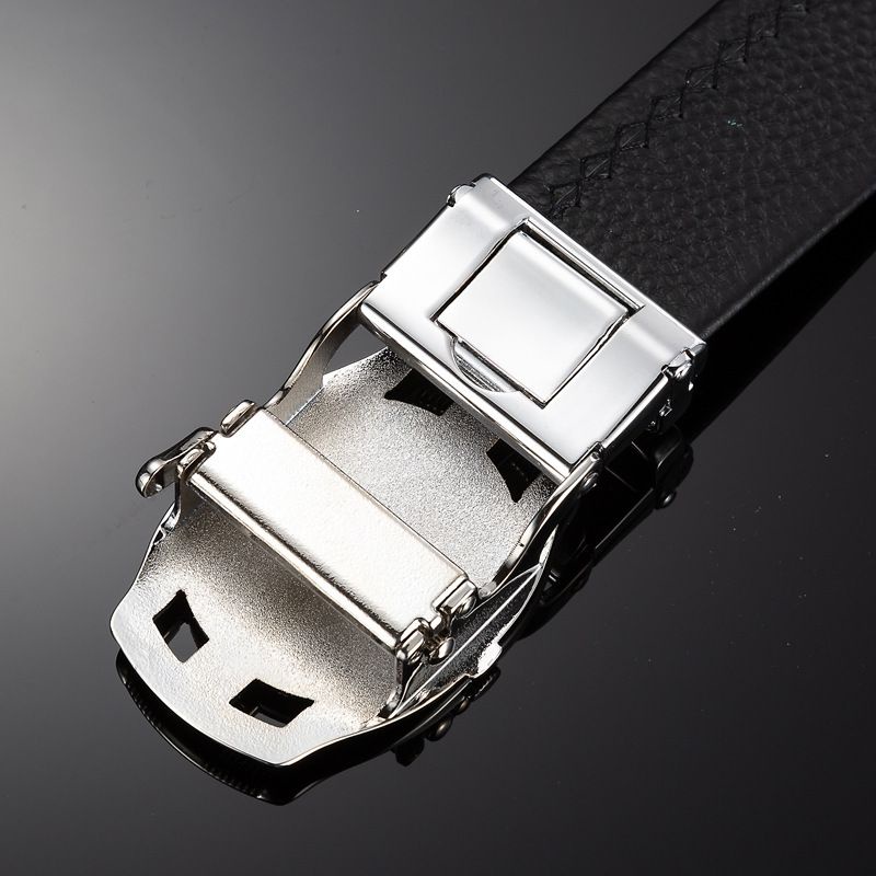 Thắt lưng nam dây nịt nam cao cấp da mềm phong cách hàn quốc khoá tự động bản 3.5cm