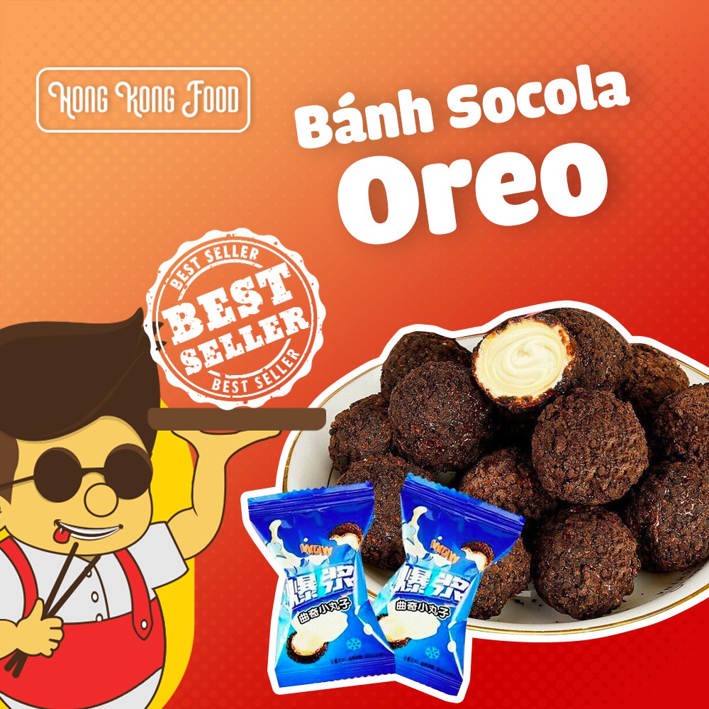 [SALE Sỉ/Lẻ] Xô Bánh Oreo Socola Nhân Chảy 💥 Xô 10-12 Cái 🤤