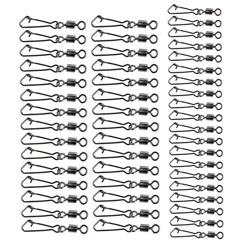 Set 50 Móc Nối Câu Cá Bằng Thép Không Gỉ Chuyên Dụng