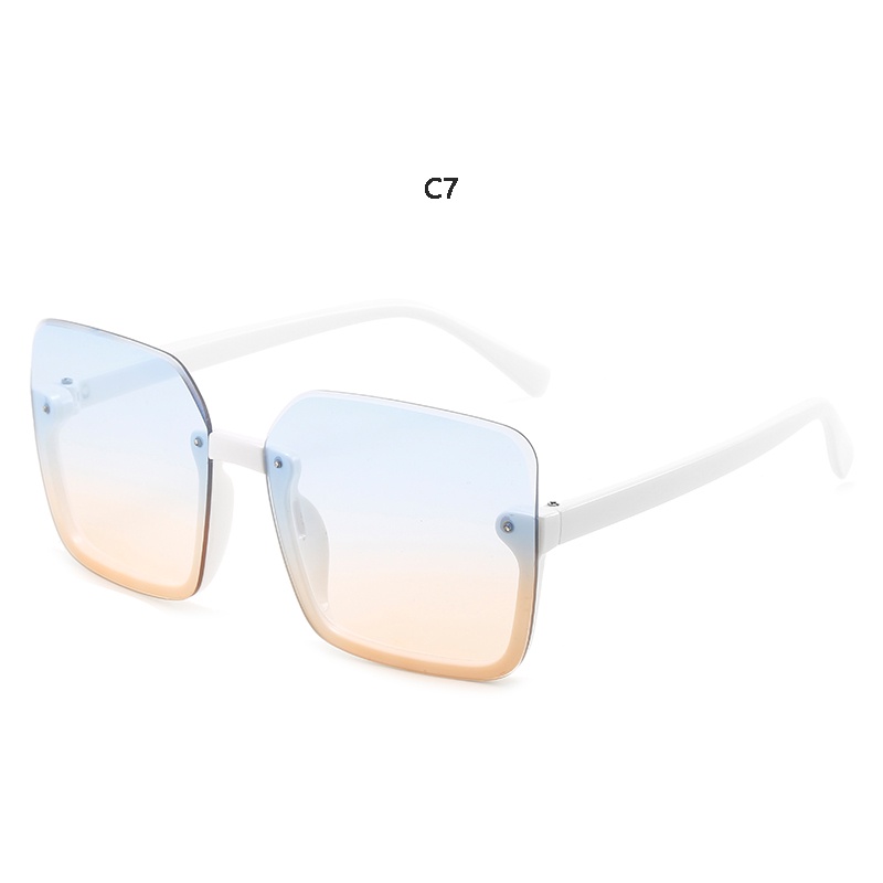 Kính Mát Gọng Vuông Đơn Giản Thời Trang Phong Cách Hàn Quốc Cho Nam Và Nữ