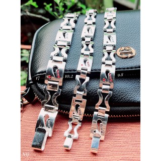 Lắc tay bạc nam bản nike to