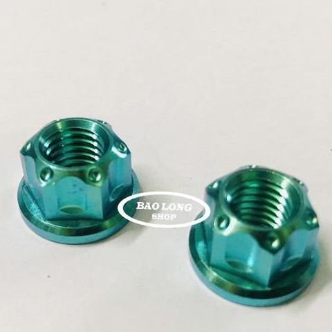 2 Ốc Tán TiTan GR5 6Li Xanh Lục Bảo (100%Titan)