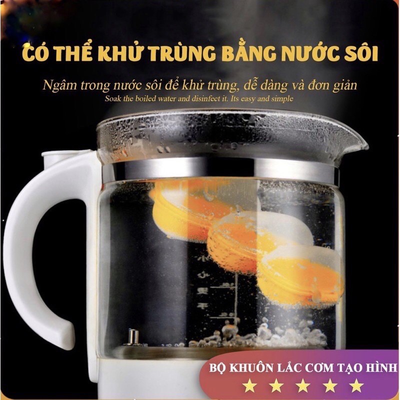 KHUÔN LẮC CƠM VIÊN TRÒN CHO BÉ