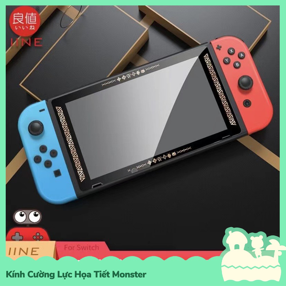 [Sẵn VN] IINE Set Phụ Kiện Túi, Case Ốp, Analog Joycon Cho Máy Game Nintendo Switch Monster Hunter Rise 2