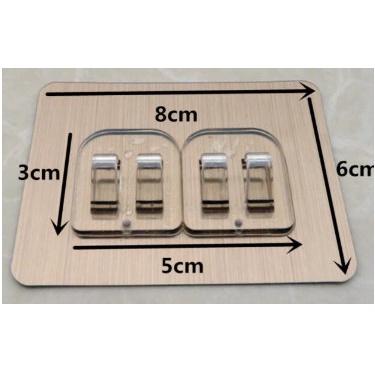 Miếng Dán Tường Dự Phòng Cho Kệ Nhà Vệ Sinh Nhà Bếp vuốt đôi
