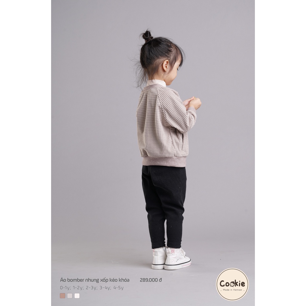 Áo bomber Cookie chất siêu dày ấm cho bé trai bé gái