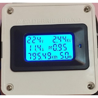 Công tơ điện tử 100a 6 thông số, đo công suất, điện áp, cường độ dòng điện