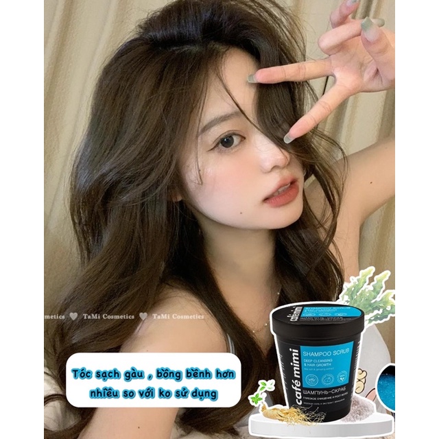 Tẩy Da Chết Da Đầu & Ủ Tóc Cafe MiMi làm sạch da đầu, giảm dầu bết, dưỡng tóc