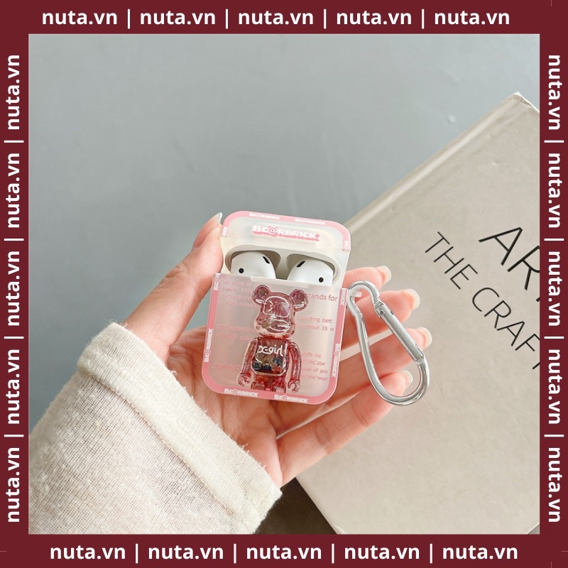 Vỏ bảo vệ tai nghe bluetooth Airpods bằng Sillicone dẻo, ốp Case cute, Airpods 2/pro - ỐP NHỰA CỨNG