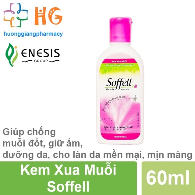 {✅ Chính hãng } Kem Xua Muỗi Soffell ( 60ml )