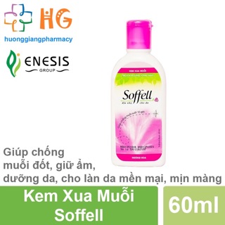 {✅ Chính hãng } Kem Xua Muỗi Soffell ( 60ml )